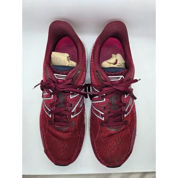 New Balance Fresh Foam X 860v12 Shoes Womens 11 D Burgundy Running Road Sneakers - Picture 3 of 8